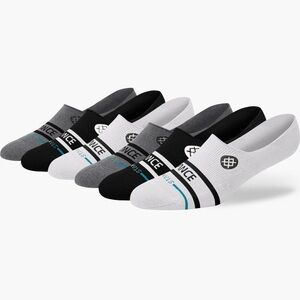 STANCE Men’s Cotton Blend No Show Light Cushion Socks - BASIC NO SHOW (3 pack)